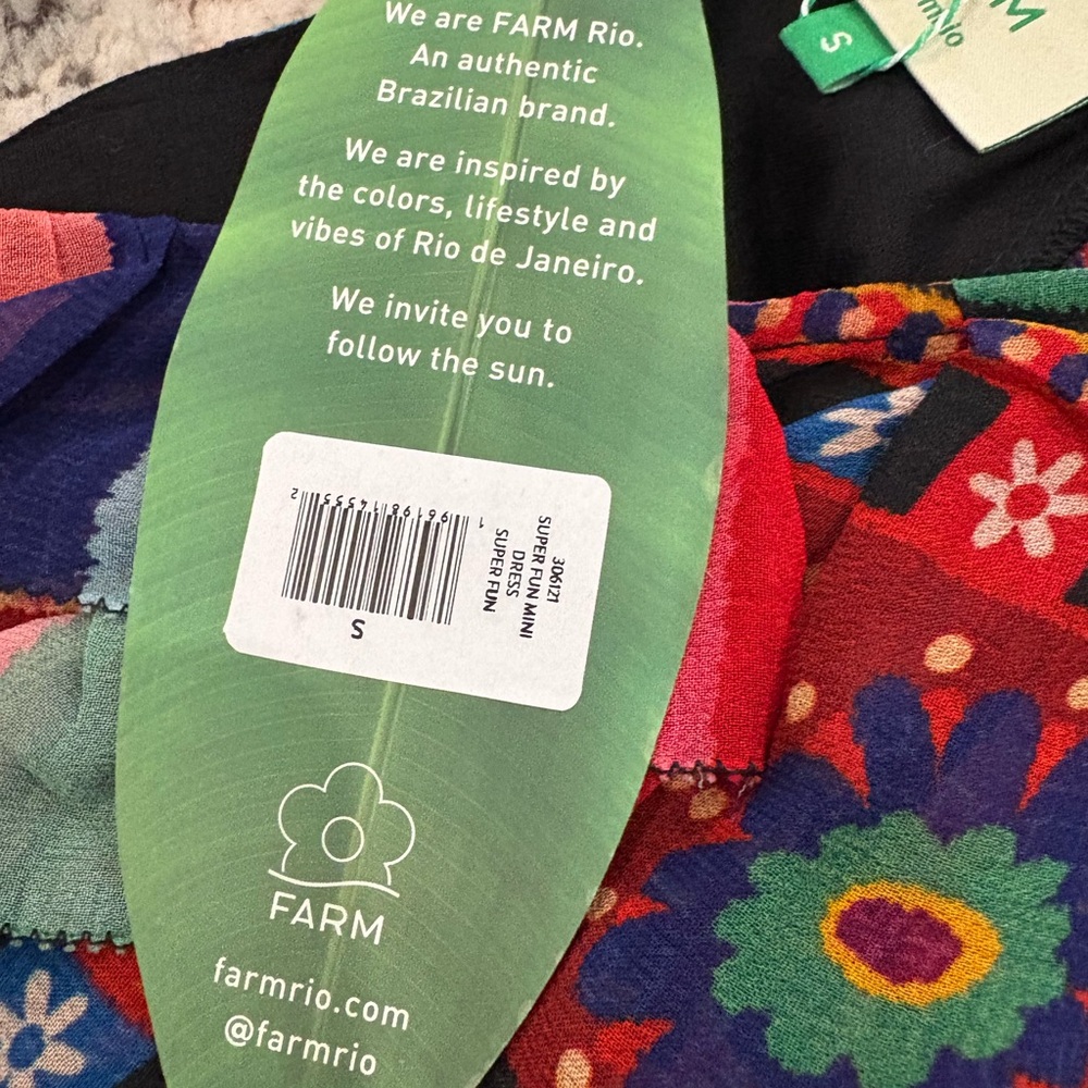 FARM Rio Multicolor Floral Dress NWT - Picture 5 of 6